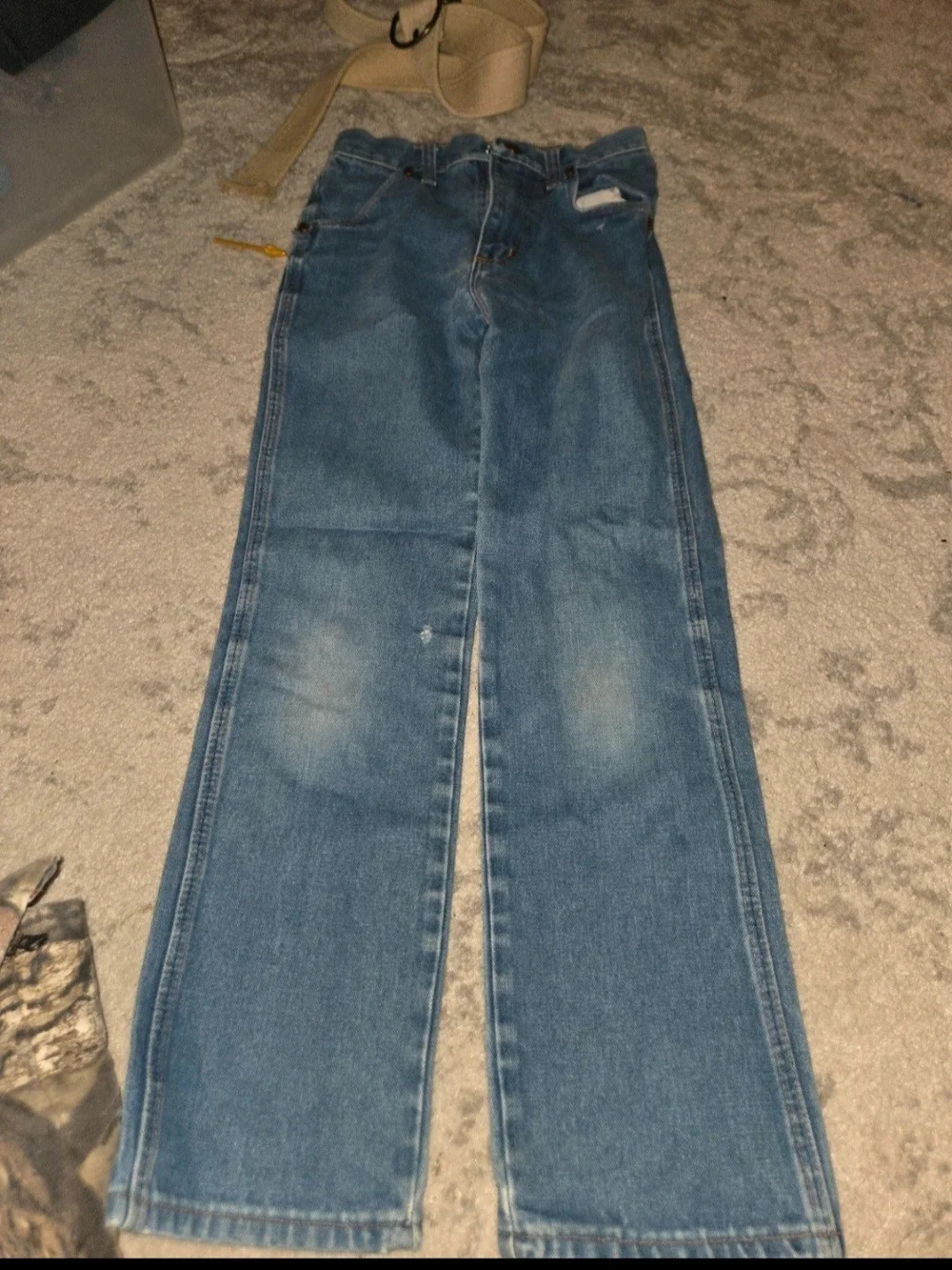 Wrangler Kids Blue Denim Jeans Vintage 12/Y